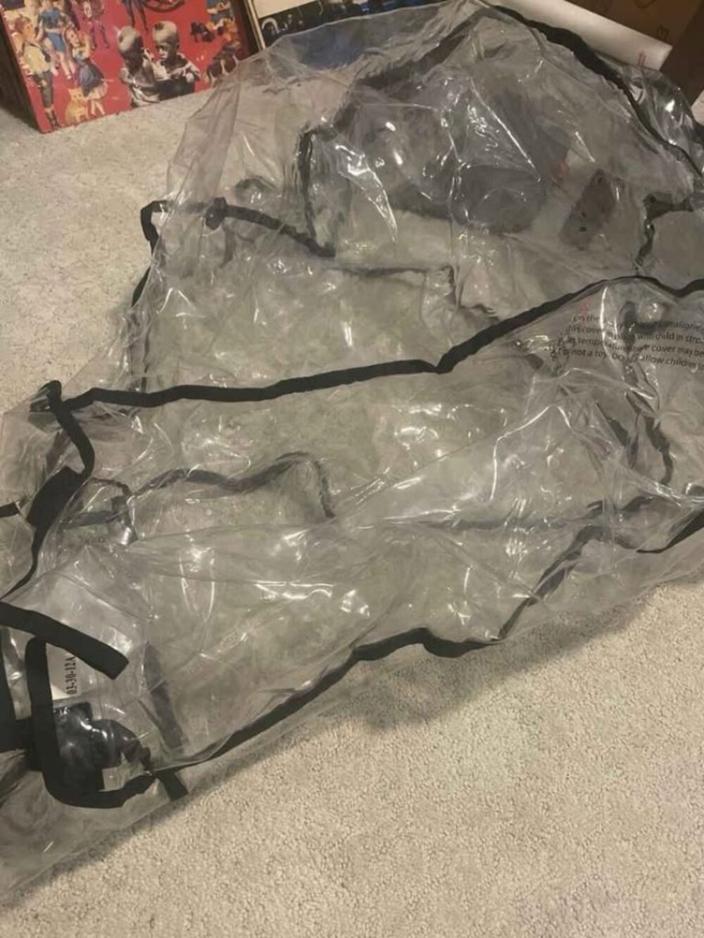 Joovy double stroller rain cover